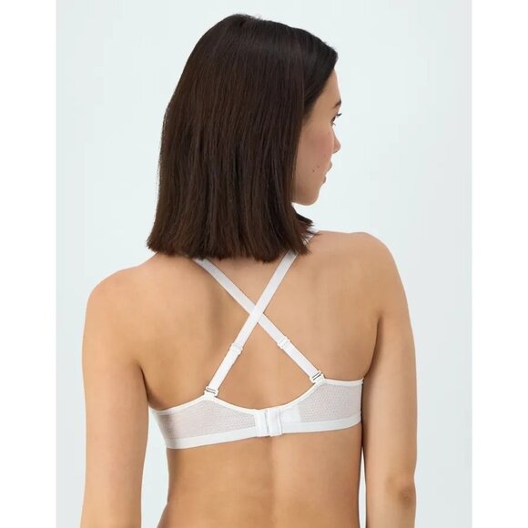 Hanes Light Wireless T-Shirt Bra Comfort White XL NEW - Picture 6 of 7